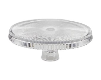 EDG Enzo De Gasperi Cake Stand with Cappett Edge. H 10.5cm D 30cm