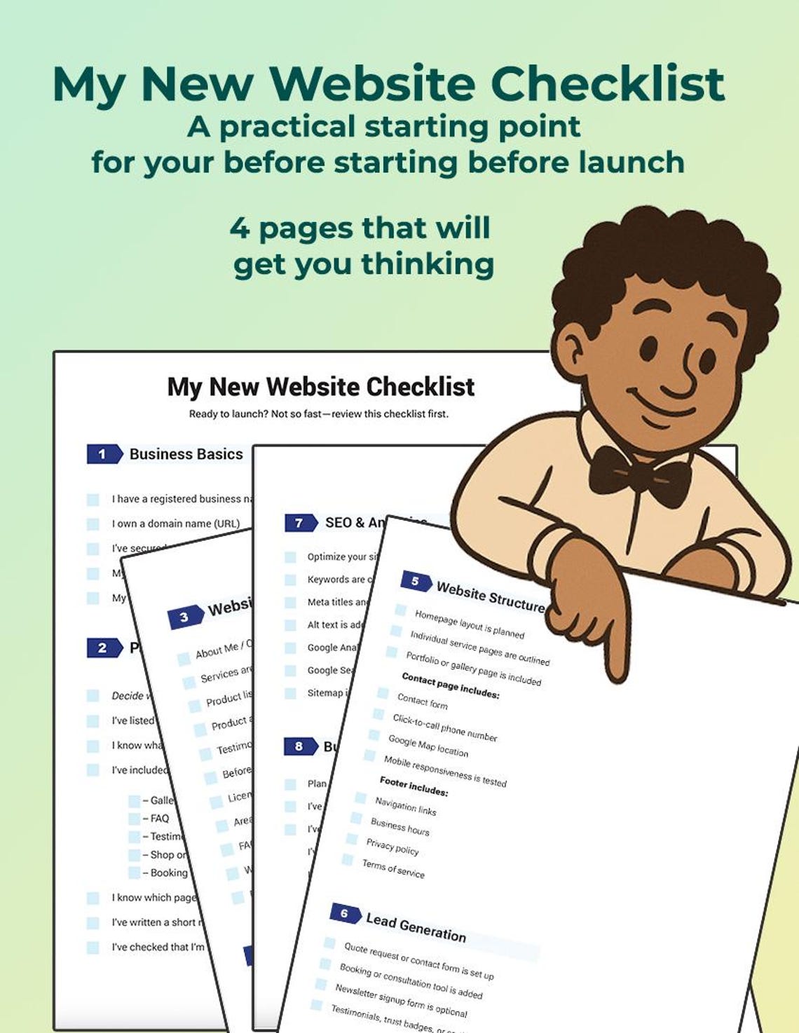 Website Planning Checklist – for Entrepreneurs, Freelancers & Startups ...