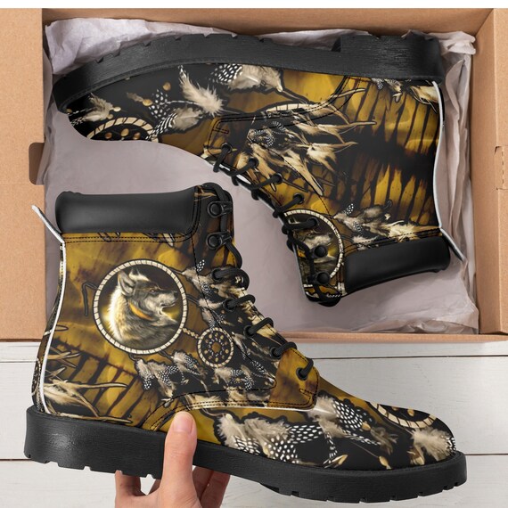 Botas de cuero indias para hombre para todas las estaciones