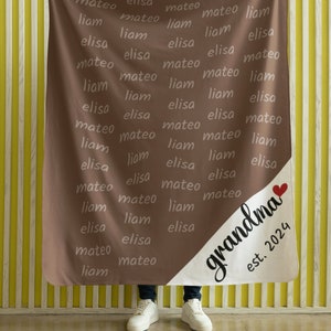 Personalized Blanket with Name for Kids, Custom Baby Blanket for Girls/Boys, 30"x40" Name Blanket, Custom Gifts for Kids, Baby Shower Gift