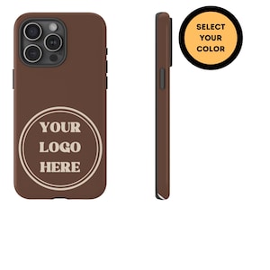 Logo Phone case Custom iphone case Business Owner Company case Wholesales Gift Your Logo iPhone case Realtor iPhone case Custom
