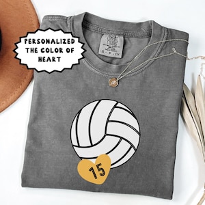 Personalized Volleyball Shirt, Custom Volleyball Shirts, Unisex Fit, Volleyball Mom Shirt, Team Spirit Shirt, Player Number and Name Shirt
