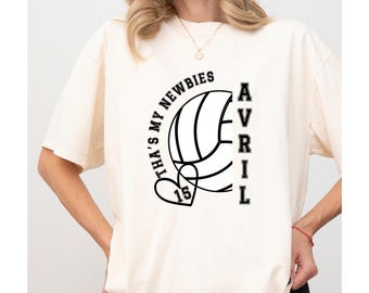 Personalized Volleyball Team Shirt, Custom Player Name & Number