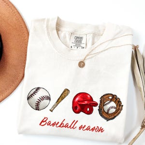 Baseball Season T-shirt, Game day Baseball Shirt gift, Women&#39;s, college baseball tee, Gift for mom, Gift for Father&#39;s day, College Game Day
