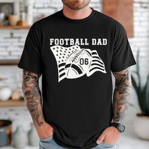 Personalized Football Dad Shirt, Custom Team Name Number
