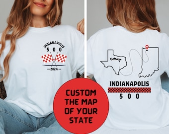 Indianapolis 500 Bella Canvas T-shirt, Speedway Racing Tee