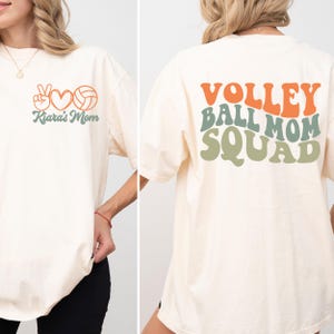 Personalized Volleyball Shirt, Custom Volleyball Shirts, Unisex Fit, Volleyball Mom Shirt, Team Spirit Shirt, Player Number and Name Shirt