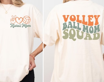 Personalized Volleyball Mom Shirt, Team Spirit Unisex Tee