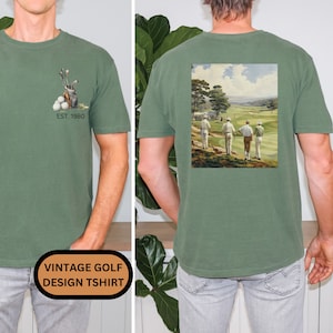 Golf Legends T-Shirt, Golf Player Augusta Shirt, PGA Tee, Golf Ball Gift, Golfer Clothes, Masters Golf Tshirt, Masters Golf Cup Vintage Tee