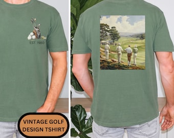 Vintage Masters Golf T-Shirt, Augusta PGA Tee, Golfer Gift