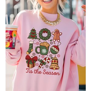 Tis The Season Sweatshirt, Christmas Tis The Season Sweatshirt, Merry Christmas Shirt, Christmas Sweatshirt, Cute Winter Hoodie