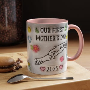 Custom Mama first Mother's Day Mug, New Mom Gift Ideas, Mothers Day First Time Mom Gift, New Parent Gift, Mommy Coffee Mug,