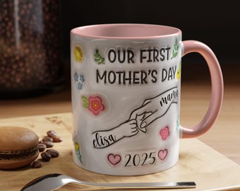 Personalized First Mother's Day Coffee Mug, New Mom Gift