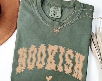 Comfort Colors Bookish T-Shirt, Antisocial Reader Gift