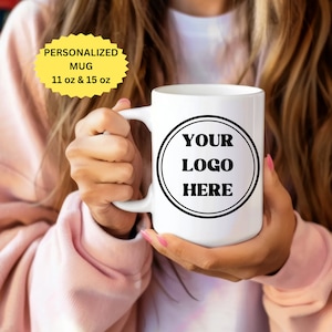 Personalized Photo Mug With Text, Photo Mug Gift, Custom Photo Coffee Mug, Customised Mug, Custom Coffee Cup, Business Present Santa, Secret