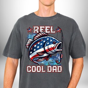 Comfort Colors Reel Cool Grandpa Fishing Retro Shirt, Fishing Gift for Grandpa, Fishing Grandpa Funny Sweatshirt, Father's Day Gift