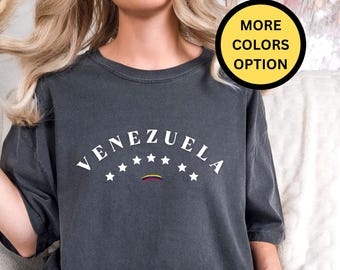 Venezuela Comfort Colors T-shirt, vintage reiscadeau