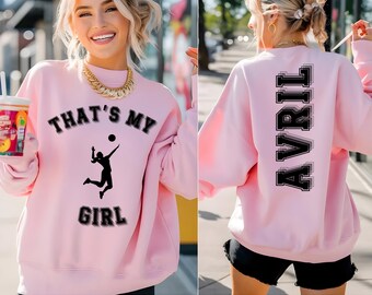 Personalized Volleyball Mom Sweatshirt, Game Day Tee