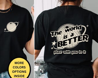 Comfort Colors Mental Health T-Shirt, Positive Graphic Tee