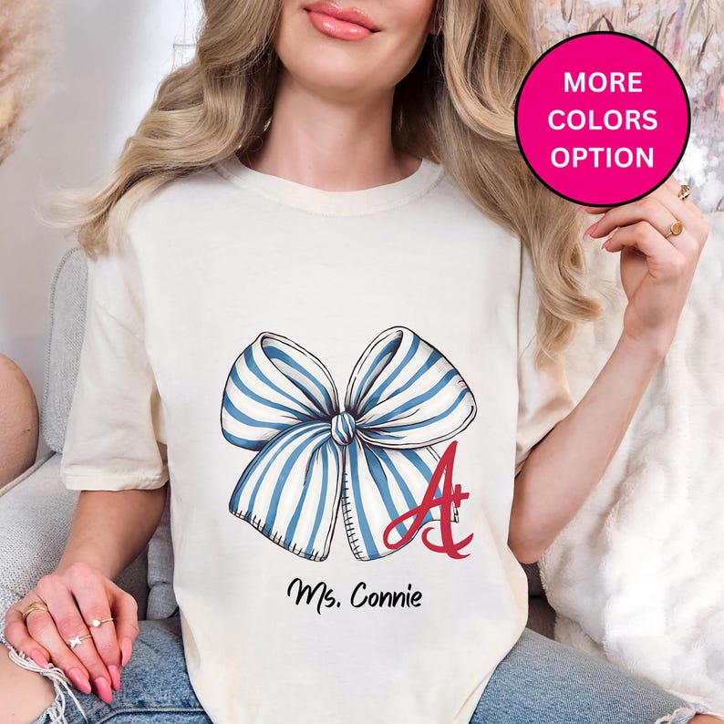 Benutzerdefinierte Lehrer Name T-Shirt, personalisiertes Lehrer Geschenk Bild 3