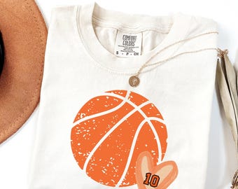 Chemise de basket-ball personnalisée pour maman, t-shirt pour le jour du match aux couleurs confortables