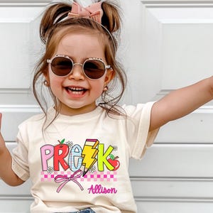 Custom Kid Name Back To School Shirt, Back To School Kid Shirt With Name, Toddler Kid Kindergarten Shirt, First Day of School, Pencil Name