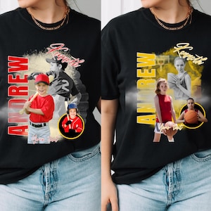 Custom Baseball Basketball Player Shirt, Custom Name Baseball Shirt, Baseball Mom Custom Shirt, Bootleg Baseball, Team, Bootleg Basketball