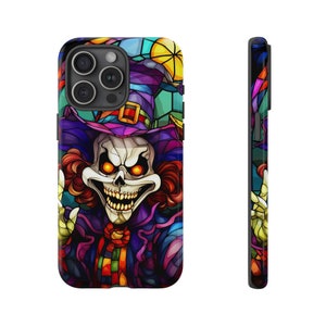 Goth Clown Halloween Exclusive Unique Kawaii Aesthetic Designer Phone Case iPhone Cases,iPhone 15 14,13,12,11 mini, Samsung Android Case