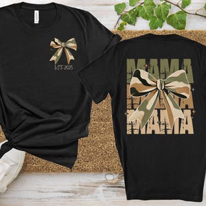 Custom Proud Army Mom Bella Canva Shirt, Military Shirt, Military Mama Shirt, Mom Birthday Gift, Mothers Day, Veteran mom, Gift for military