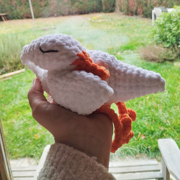 Clara l'Oie, peluche au crochet