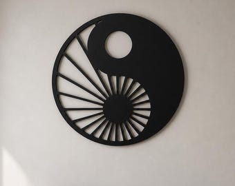 Abstract Spiral Metal Wall Decor Circular Minimalist Sculpture Modern Geometric Sunburst Home Accent Design