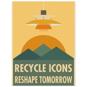 Poster Recycle Icons - Reshape tomorrow