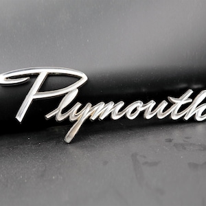 1960 Plymouth Belvedere Estate Car Tailgate Emblem