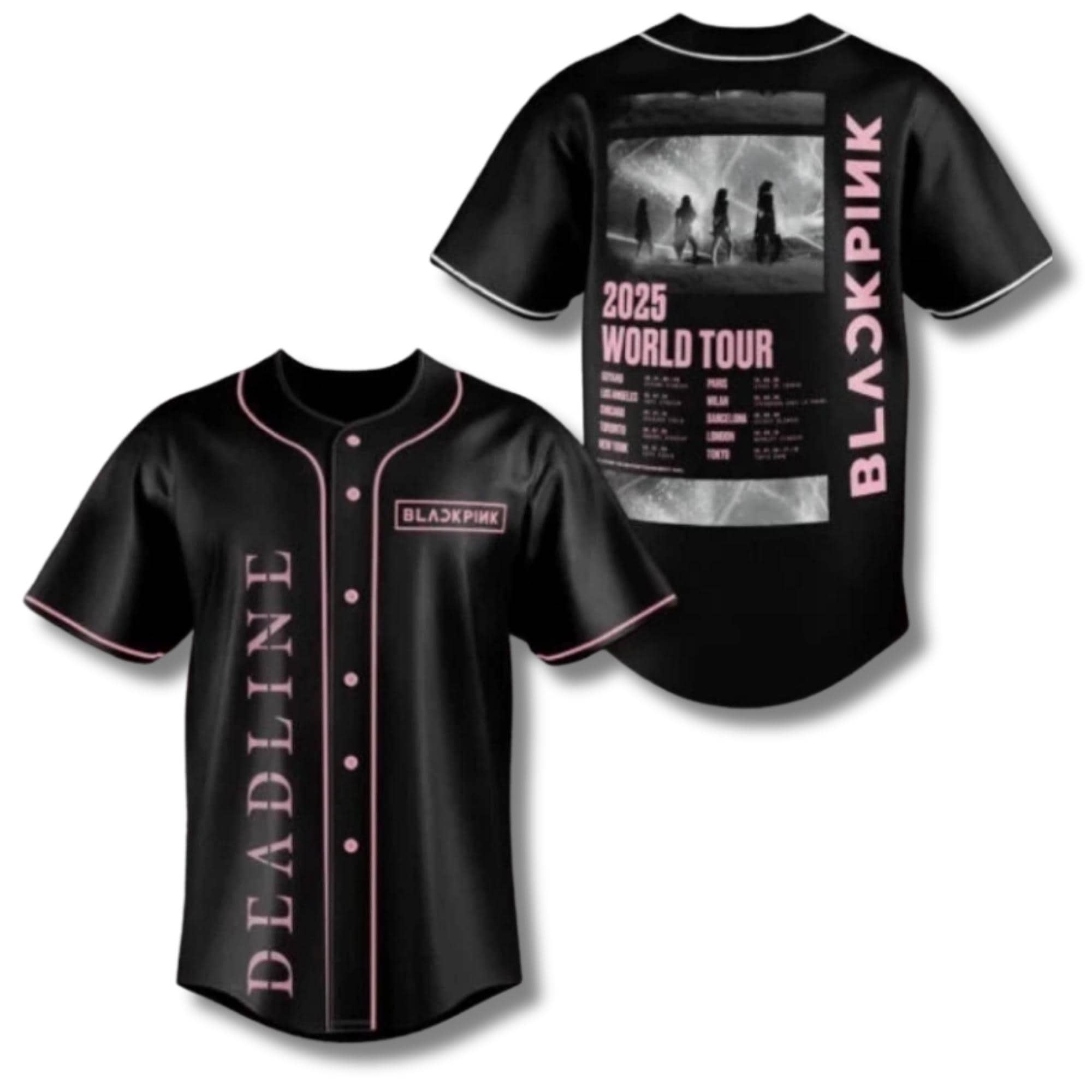 Black pink world tour 2025 shirt - Etsy 日本