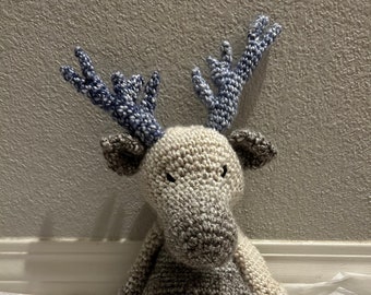 Crochet Stuffed Reindeer | Forest Creature Plushie