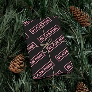 Blackpink Gift Wrap Kpop Black Lisa Rose Jisoo Jennie Korea