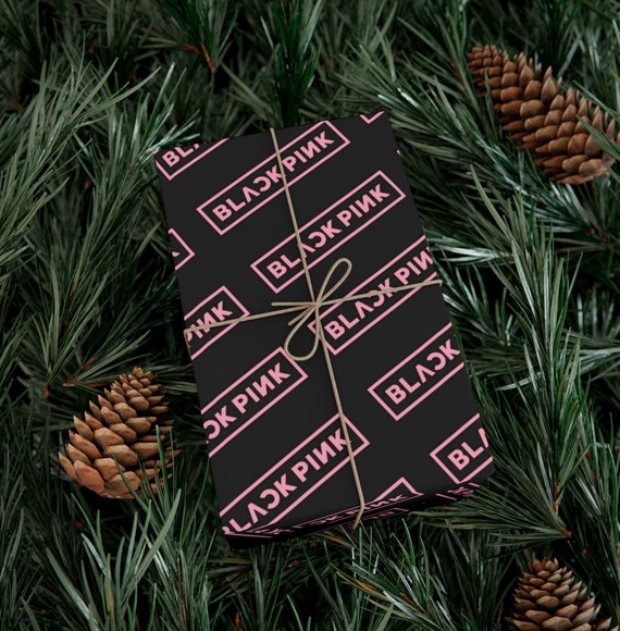 Blackpink Gift Wrap Kpop Black Lisa Rose Jisoo Jennie Korea - Etsy