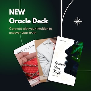 Uncover Your Truth 78-kaarten Oracle Tarot Deck UK-verkoper EB Real Talk