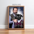 Custom Stepbrother Poster, Step brother Portrait, Pet and Human Poster, Custom Friend Poster, Pet Portrait, Stepbrother Pet Portrait product logo