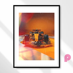 McLaren F1 Poster, Formula 1 Poster Wall Art Print, F1 Car Wall Decor, Racing Poster, F1 Digital Print, Formula 1 Fan Gift, Instant Download