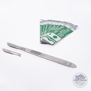 Scalpel + sterile blades