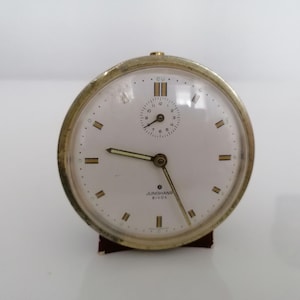 Vintage Junghans Bivox alarm clock 50s clock table clock table alarm clock travel alarm clock Germany