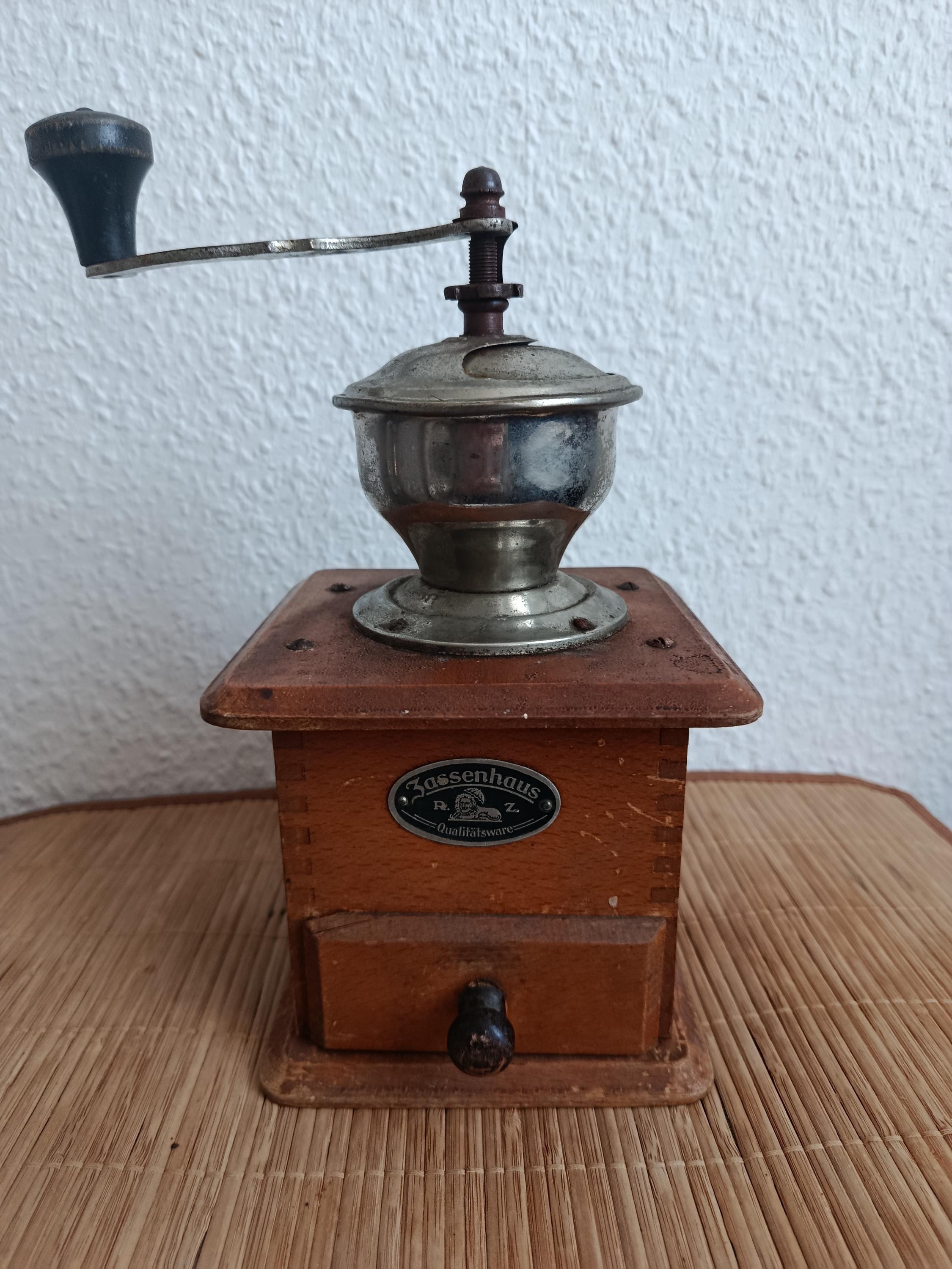 Grinder Machine Zassenhaus Coffee Grinder Antique Antique