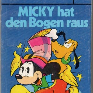 Funny comic books Walt Disney's Mickey has got the hang of it No. 46 from May 1977 Issue Cartoon Figure Cartoon Comic Book Ehapa Verlag