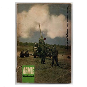 DDR magazine Armee Rundschau issue no. 2 February 1965 vintage newspaper book GDR magazine of the soldier NVA illustrated series Germany
