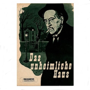 GDR film illustrated Progress Das Unheimliche Haus No. 8 from 1955 magazine book series film actor GDR newspaper cinema