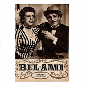 GDR Film Illustrated Progress Bel-Ami No. 12 from 1957 Magazine Book Series Film Actor GDR Newspaper