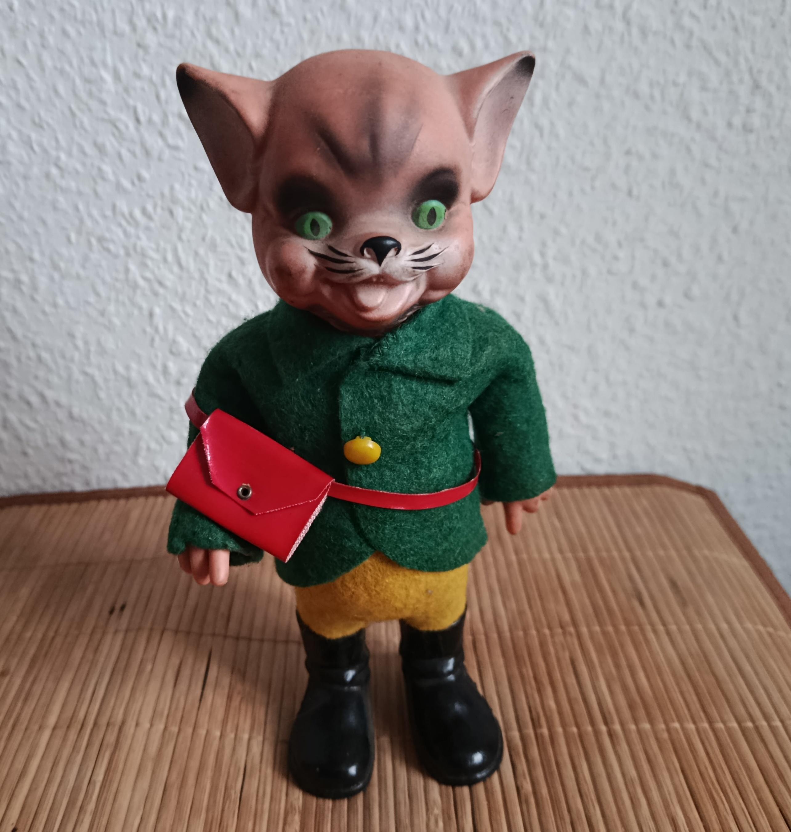 Jouet Chat Mécanique Ancien Max Carl Original  Allemagne