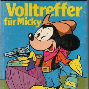 Funny paperbacks Walt Disney's direct hit for Mickey No. 48 from 1977 booklet cartoon figure cartoon comic book Ehapa Verlag