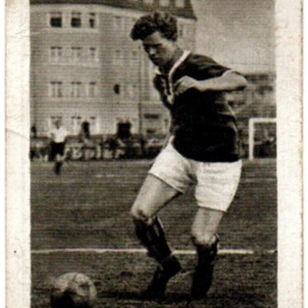 Vintage 1933 Fritz Müller Sammelbild Fussballspieler Trading Cards Sticker Altes Foto Bild Selten Fussball Soccer